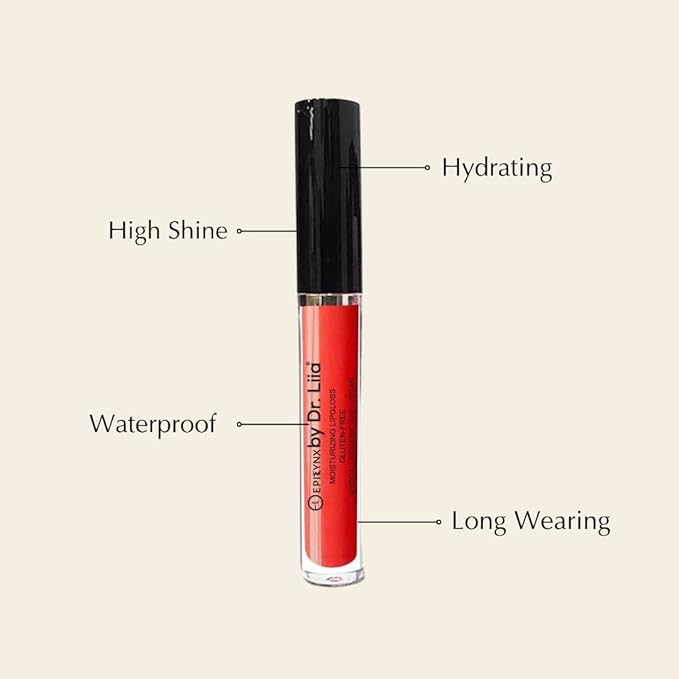 Vegan Moisturizing, Long Lasting Lip Gloss - Satin Vegan