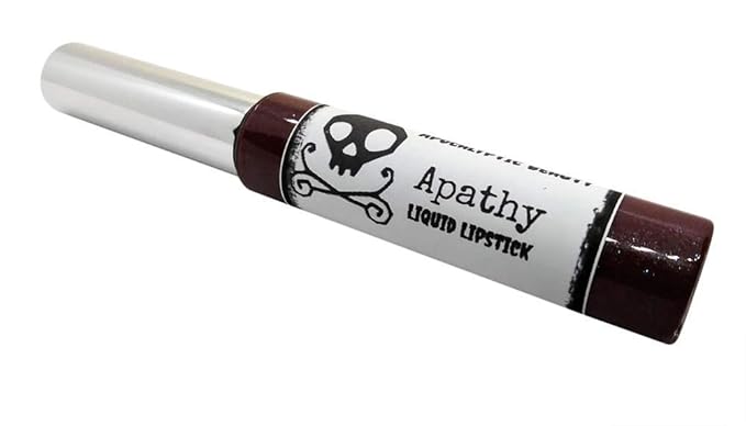 Goth Dark Red Liquid Lipstick - 100% vegan Goth