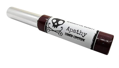 Goth Dark Red Liquid Lipstick - 100% vegan Goth