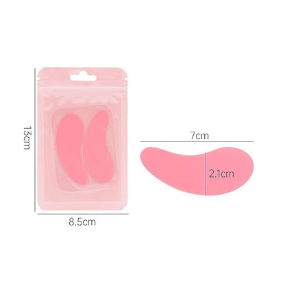 3 Pairs Silicone Reusable Eye Patches Eye Wrinkle Patches Under Eye Patches Mask for Plump Fine Lines & Wrinkles (Pink+White+Purple)
