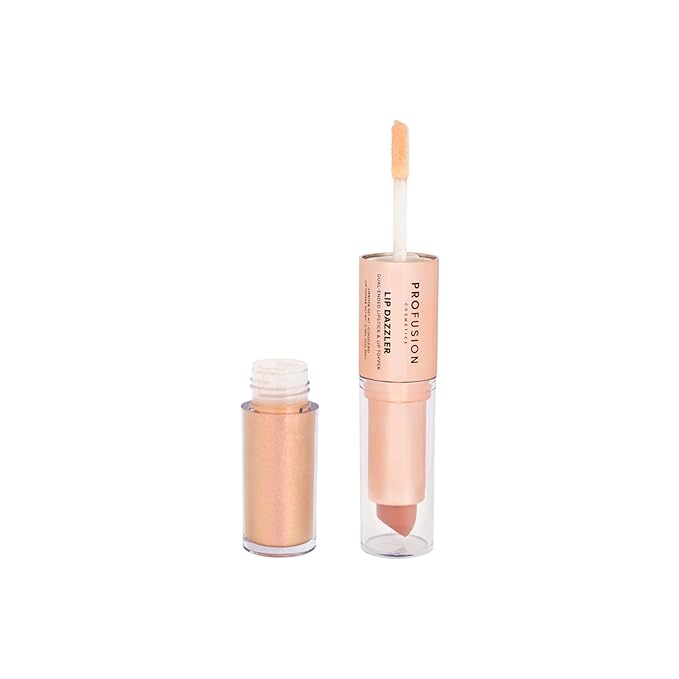 Profusion Cosmetics Lip Dazzlers Lipstick, Get Attractive Lips with Glamour Shine Dual Ended Lip Dazzler, Make Your Lips Pop With Shimmer Matte Makeup Tools (Divine Sparkle)