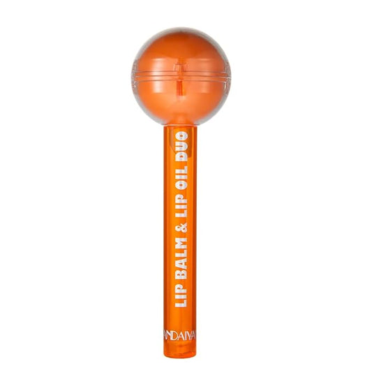 Tinted Lip Balm Lollipop Lip Gloss, (Orange)