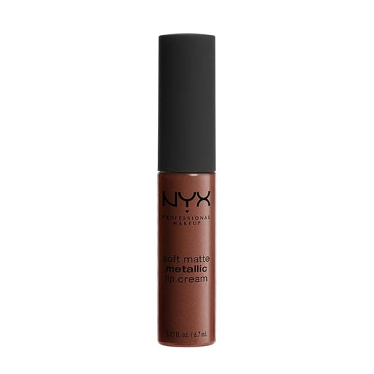 NYX PROFESSIONAL MAKEUP Soft Matte Metallic Lip Cream,