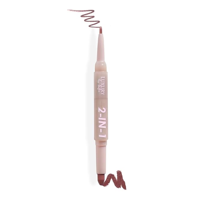 2 in 1 Lipstick Lipliner Retractable Pencil Semi Vegan,