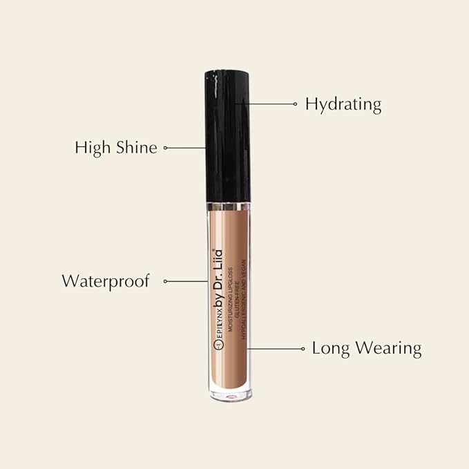 Vegan Moisturizing, Long Lasting Lip Gloss - Satin Vegan