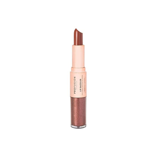 Profusion Cosmetics Lip Dazzlers Lipstick, Get Attractive Lips with Glamour Shine Dual Ended Lip Dazzler, Make Your Lips Pop With Shimmer Matte Makeup Tools (Celebrate Sparkle)