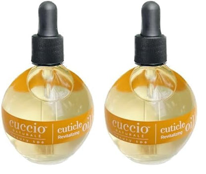 Cuccio Naturale Revitalizing- Hydrating Oil For Repaired Cuticles Overnight - Remedy For Damaged Skin And Thin Nails - Paraben/Cruelty-Free Formula - Milk And Honey - 2.5 Oz (Pack of 2)