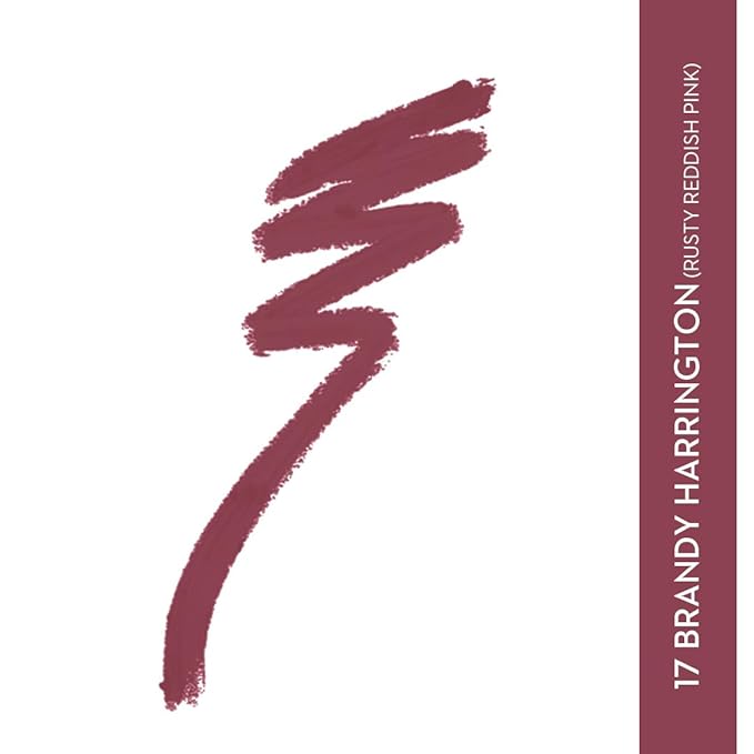 SUGAR Cosmetics Matte As Hell Crayon Lipstick17 Brandy Harrington (Rusty Reddish Pink) Highly pigmented, Creamy Texture, Long lasting Matte Finish