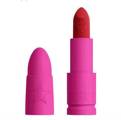 Jeffree Star Cosmetics Velvet Trap Pigment-Rich Lip Color with a Luxurious Velvet-Matte Texture Lipstick (Confessional, Medium)