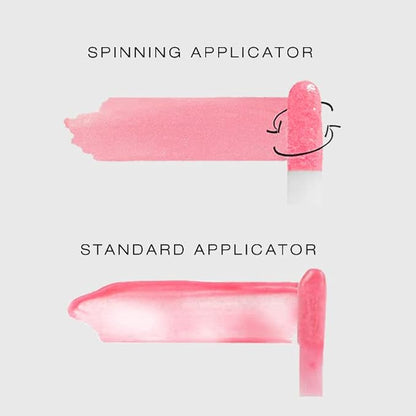 Woosh Beauty, Spin-On Lip Gloss, Hydrating Shea Butter, Lip