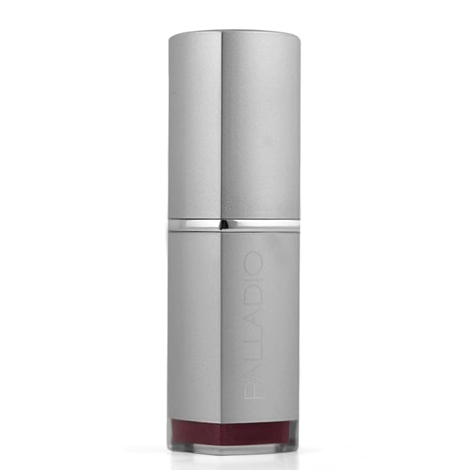 Palladio Herbal Lipstick, Rich Pigmented and Creamy Lipstick, Infused with Aloe Vera, Chamomile & Ginseng, Prevents Lips from Drying, Combats Fine Lines, Long Lasting Lipstick, Wine Shine