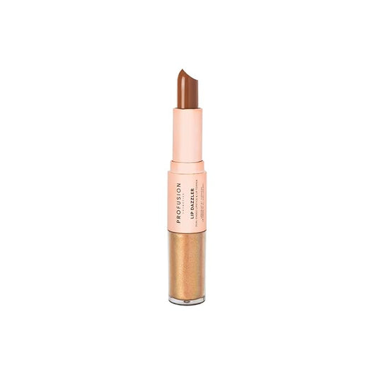 Profusion Cosmetics Lip Dazzlers Lipstick, Get Attractive Lips with Glamour Shine Dual Ended Lip Dazzler, Make Your Lips Pop With Shimmer Matte Makeup Tools (Perfect Sparkle)