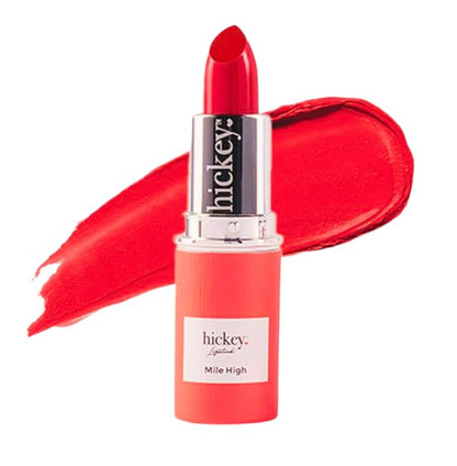 Hickey Organic, Long Lasting, Moisturizing, Hot Pink Refiilable Organic,