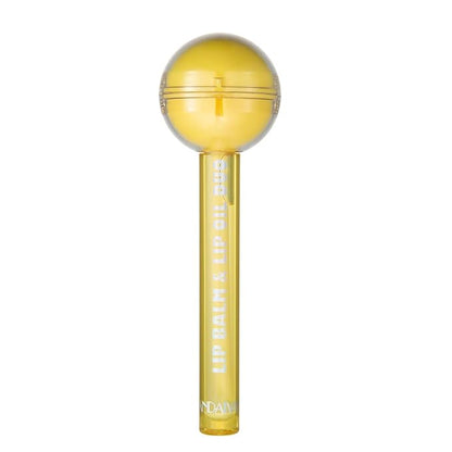 Lip Gloss and Lip Balm Combo, Magic pH Color Changing Lipstick & Vitamin E Clear Lip Oil Combo, Hydrating Plumping Lip Care Product for Girls (Yellow)