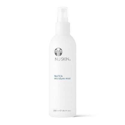 Nu Skin NaPCA Moisture Mist | Revitalizing Moisturizer & Cooling Mist with Hyaluronic Acid | Hydrating Spray for Face, Body & Hair | Sodium PCA for All Skin Types | 8 oz | 1 Pack
