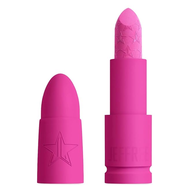 Jeffree Star Cosmetics Velvet Trap Pigment-Rich Lip Color with a Luxurious Velvet-Matte Texture Lipstick (Pink Messiah, Medium)