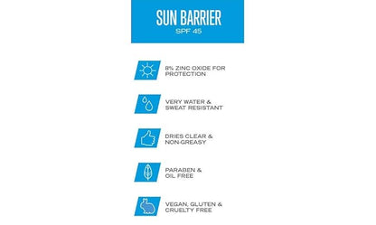 Zealios Sun Barrier SPF 45 - Pocket Packet - 10 Pack