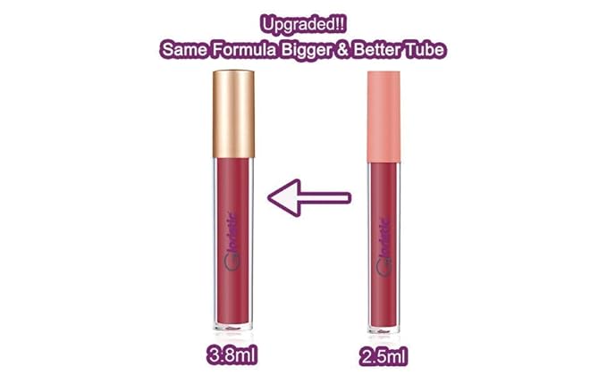 Gloristic | Waterproof | 6pcs Liquid Matte Lipstick Gloristic