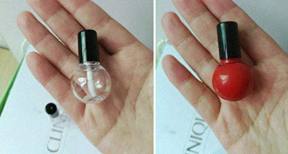 20pcs 5ml Empty Plastic Lip Gloss Tube Refillable Lipstick Containers with Brush Wand Best for Lip Gloss Lipstick Beauty DIY Accessories Decorations