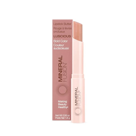 Mineral Fusion Lipstick Butter, Luscious, 0.06 Ounce