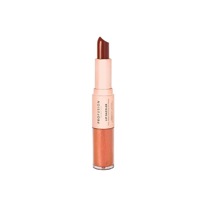 Profusion Cosmetics Lip Dazzlers Lipstick, Get Attractive Lips with Glamour Shine Dual Ended Lip Dazzler, Make Your Lips Pop With Shimmer Matte Makeup Tools (Splendid Sparkle)
