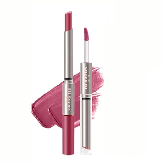 Matte Lipstick Lip Gloss Double-headed Nude Velvet Multicolor Gloss