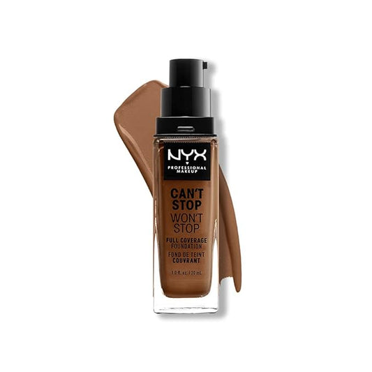 NYX PROFESSIONAL MAKEUP Can't Stop Won't Stop Foundation, - Cappuccino