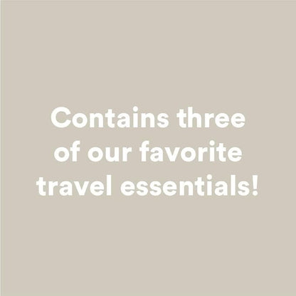 Camille Beckman Classic Collection Travel Trios, French Vanilla, Glycerine Hand Therapy 1.35 oz, Silky Body Cream 2 oz, Hand & Shower Cleansing Gel 2 oz