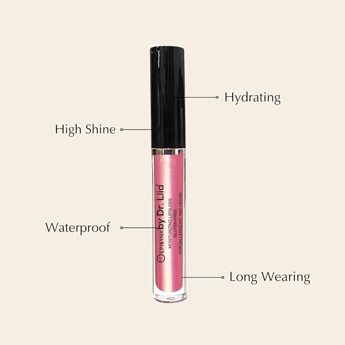 Vegan Moisturizing, Long Lasting Lip Gloss - Satin Vegan