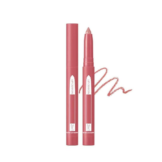 2-in-1 Lip Crayon, lip liner, Lip Liner Pencil, Slim Lip Pencil, Beauty Lip Gloss, Super Professional Tip Matte Lipstick (#3)