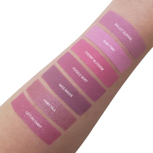 Aromi Matte Liquid Lipstick | Long-lasting, Smear and Smudge Proof, Waterproof, Paraben, Phthalate, & Gluten Free, Light Pink with Warm Undertones (Cherry Blossom)