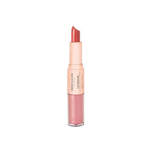 Profusion Cosmetics Lip Dazzlers Lipstick, Get Attractive Lips with Glamour Shine Dual Ended Lip Dazzler, Make Your Lips Pop With Shimmer Matte Makeup Tools (Lovely Sparkle)