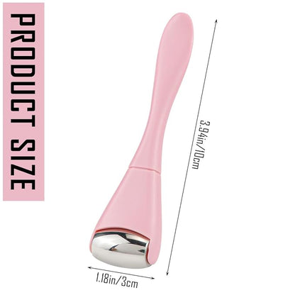 Eye Roller Face Roller Mini Ice Roller Facial Massage Roller Eye Cream Applicator Handheld Metal Eye Roller Skin Care Tool for Relief Facial Puffiness