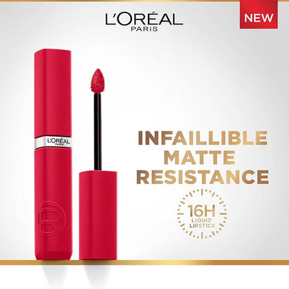 L'Oreal Paris Infallible Matte Resistance Liquid Lipstick, up
