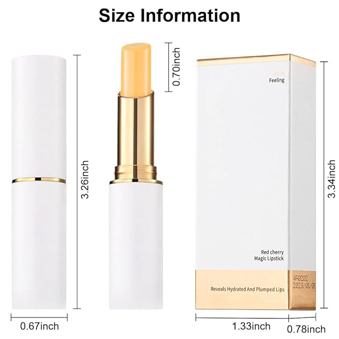 Waterproof Moisturizing Magic Matte Color-Changing Lip Balm Lipstick:Create Moisturizing
