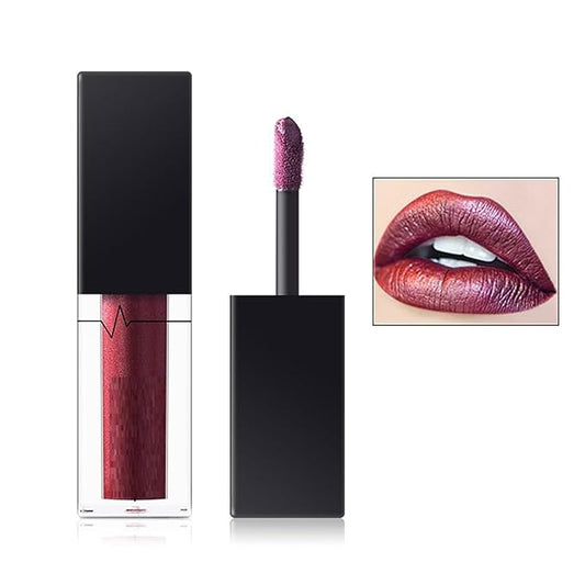 MAEPEOR Metallic Liquid Lipstick 24 Color Metal Diamond Long