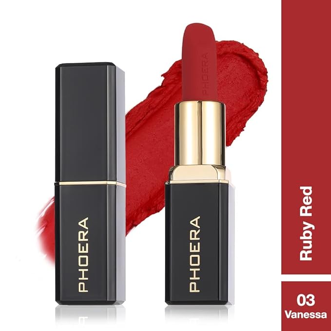 Phoera Non Transfer Lipstick Waterproof, smudge-proof and mask-proof smudge-proof