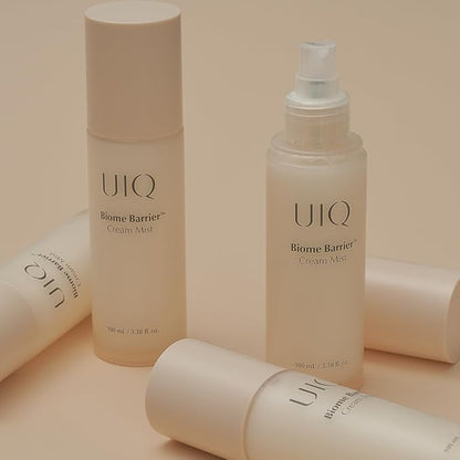 UIQ Biome Barrier Cream Mist - Facial Barrier Mist for Hydration & Skin Barrier Repair, Microbiome-Based Korean Skin Care, 3.38 fl oz
