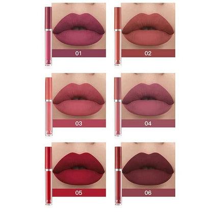 Matte Liquid Lipstick Set, Long Lasting Non-Stick Cup Long