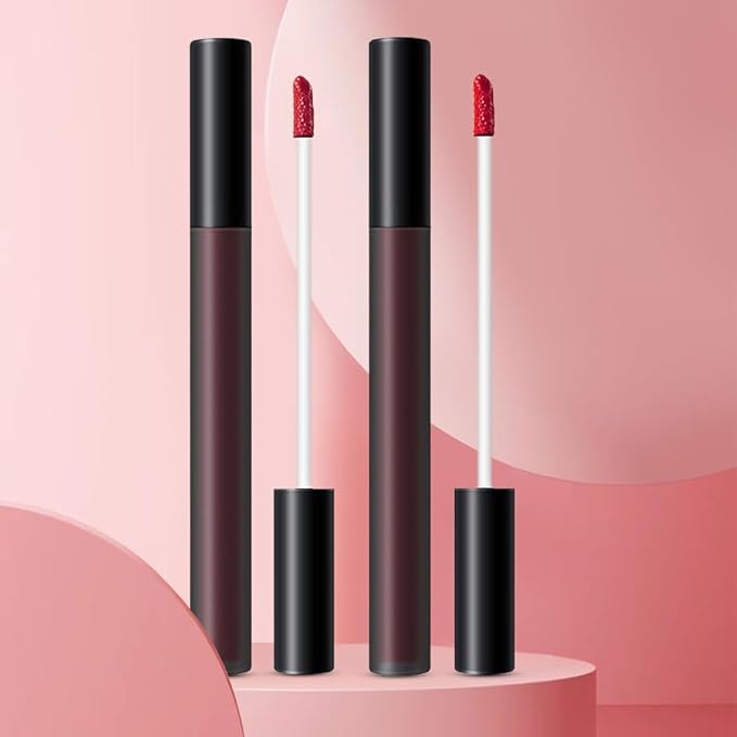 BINGBRUSH 2 Pcs Moisturizing and Silky Velvet Lipgloss BINGBRUSH