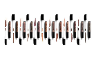 NYX PROFESSIONAL MAKEUP Lip Lingerie Matte Liquid Lipstick - Exotic, Warm Mahogany Red