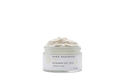 Shea Radiance Classic Scent Baobab - Unrefined Shea Antioxidant Cream & Body Lotion, for All Skin Types - Collagen Boosting Hydration | 6oz