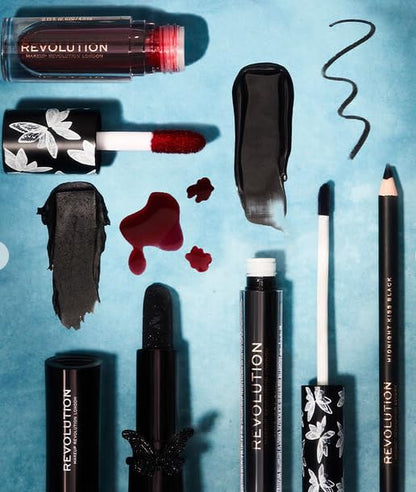 MAKEUP REVOLUTION Revolution Enchanted Kiss Lipstick Statement Black Ring
