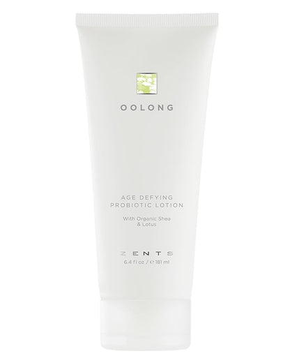 Zents Age-Defying Probiotic Body & Hand Lotion (Oolong) | Moisturizing Lotion with Hyaluronic Acid & Organic Shea Butter | Nourishes & Hydrates Skin | 6.4 fl oz