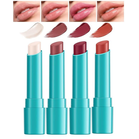 Lip Tint Hydrating, 4Pcs Moisture Hydrating Lip Tint, Hydrating,