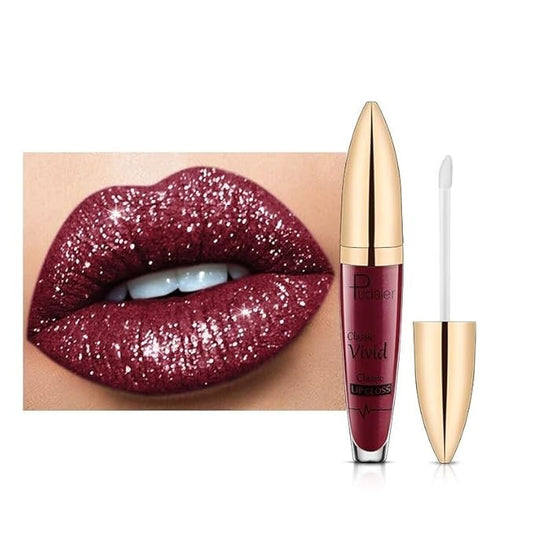 Popular Pudayier matte pearl lip gloss non-stick cup lip glaze coloring liquid lipstick lip honey (04)