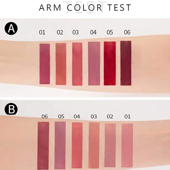 Matte Liquid Lipstick Set, Long Lasting Non-Stick Cup Long