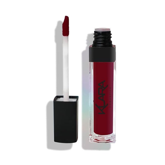 Klara Cosmetics Kiss Proof Lipstick 17 Sinful Burgandy Burgandy