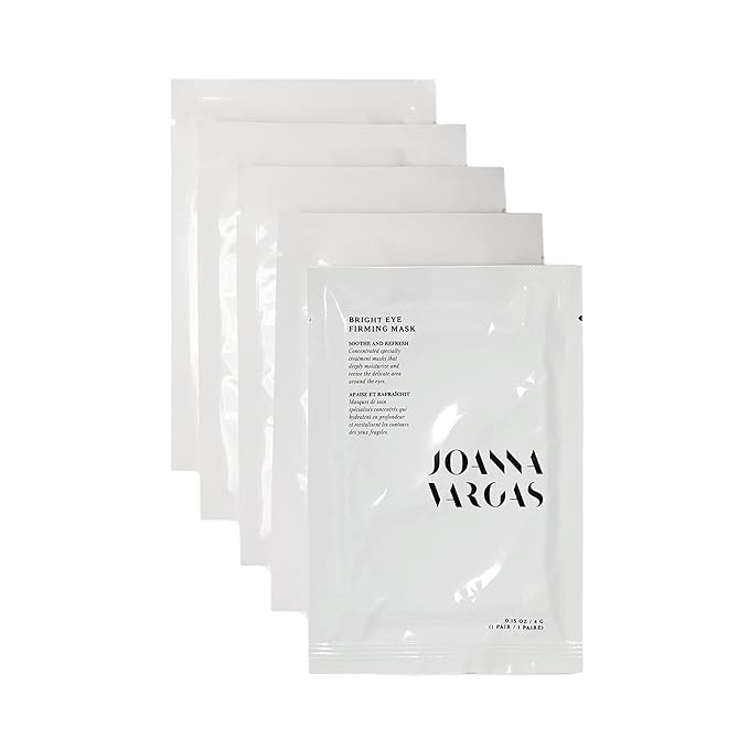 Joanna Vargas Bright Eye Under Eye Patches for Puffy Eyes and Dark Circles - Eye Puffiness Patches Firming Mask - Hydrating Under Eye Patches for Puffy Eyes