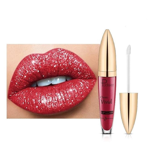Popular Pudayier matte pearl lip gloss non-stick cup lip glaze coloring liquid lipstick lip honey (03)